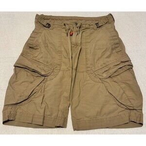 RLX Ralph Lauren Men’s Size 30 Nylon Cargo Shorts Khaki Utility Hiking Fishing